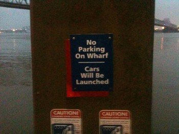 No Parking On Wharf