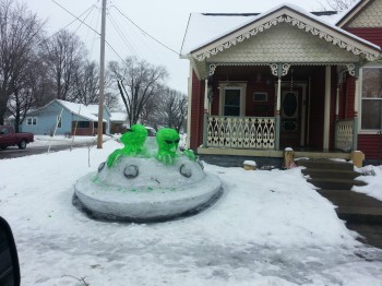 Alien Snowman