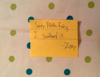 Sorry Tooth Fairy