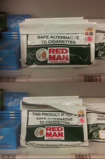 Nice try chewing tobacco...