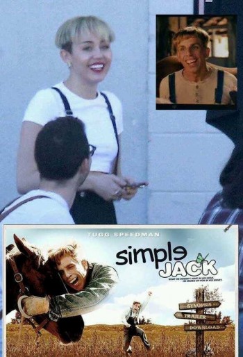 Miley Cyrus is Simple jack
