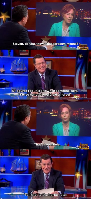 Stephen Knows Sarcasm