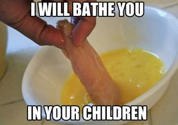 Chicken Soaked In Eggs
