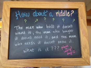 How About A Riddle?