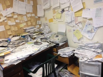 I have your paperwork on my desk right now
