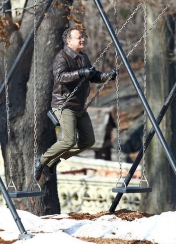 Tom Hanks On A Swing