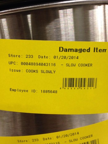 This Slow Cooker Was Returned