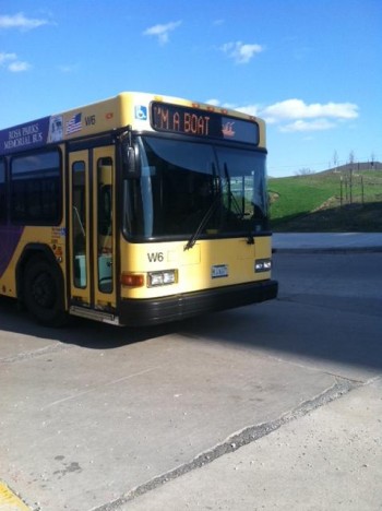 Go home bus, you're drunk