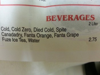 I'll have a large 'Cold', thanks