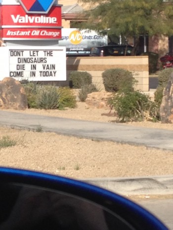 Dinosaurs Died For You