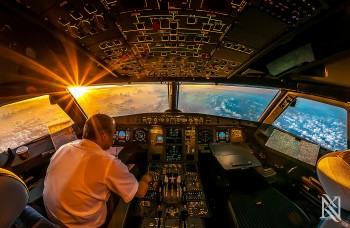 Sunrise In The Office