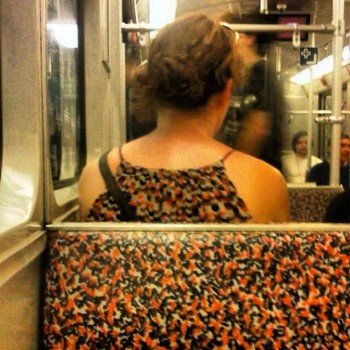 Taking fashion advice from the public transit