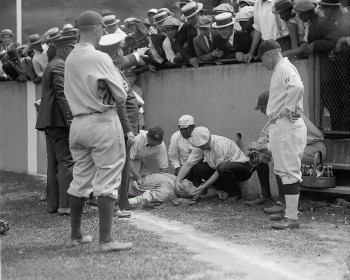 Babe Ruth Unconscious