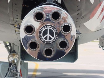 The Business End of a USAF A-10 Warthog