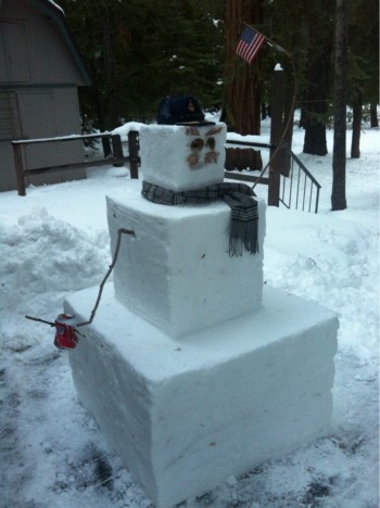 Cube Snowman