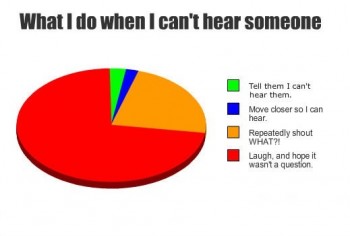 What I do when I can't hear someone