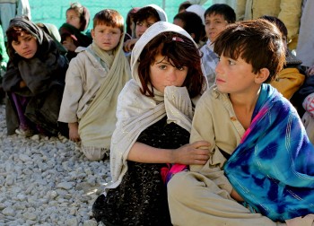 Pashtun children from Khost, Afghanistan