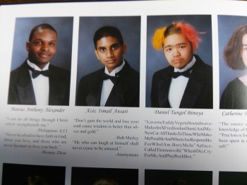 Aziz Ansari's High School Yearbook