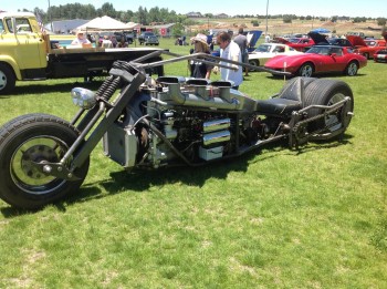 Motorcycle Made From A WWII Tank Engine