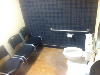 The most judgmental bathroom