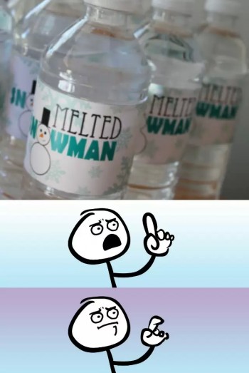 Bottle of Melted Snowmen