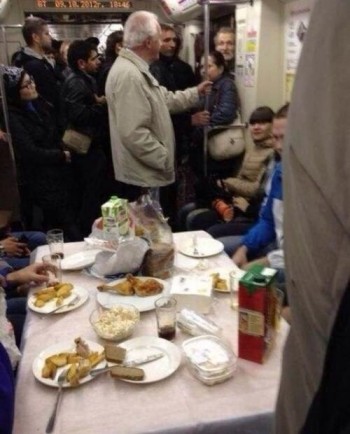 Dinner In The Subway