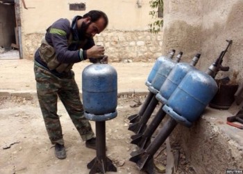 Makeshift RPG In Syria