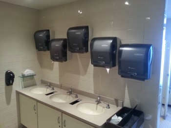 Who Needs Mirrors When You Have Paper Towels?