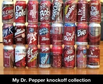 Dr. Pepper Knockoff Collection