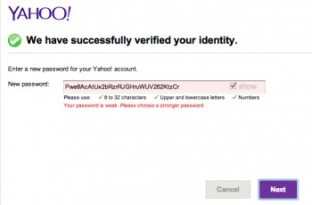 Yahoo, I Give Up