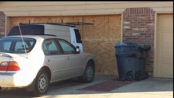 Did he start building the garage around the van?