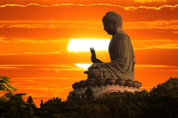 Buddhist Statue in Hong Kong