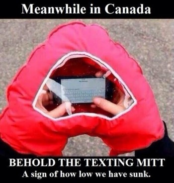 The Texting Mitt