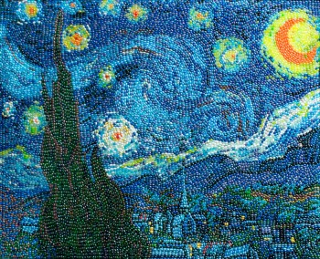 Starry Night Made of Jelly Beans