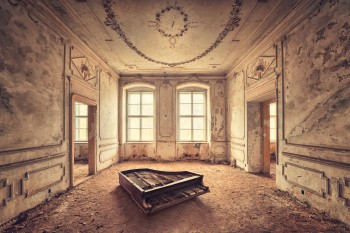 Abandoned Grand Piano