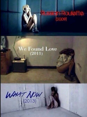Rihanna Sure Likes Being In A Corner