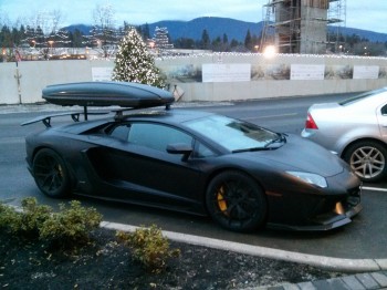 Hey, let's go camping in my Lamborghini