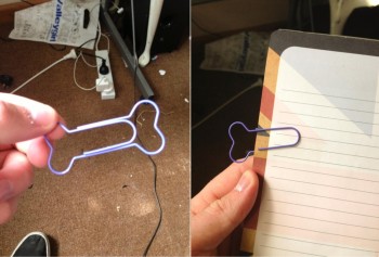Cute Bone Paperclip