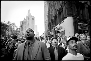 A Crowd Watches