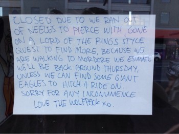 Tattoo Shop Sign