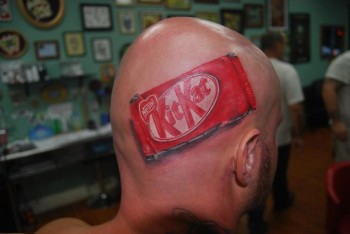 KitKat Head Tattoo