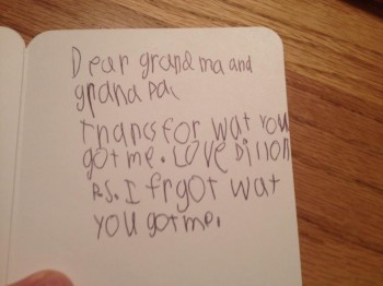 Thanks for what you got me
