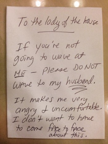 Letter from a friendly neighbor