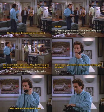 Jerry Seinfeld Loves Telemarketers