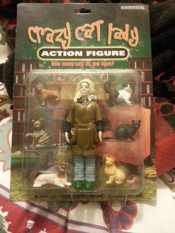 Crazy Cat Lady Action Figure