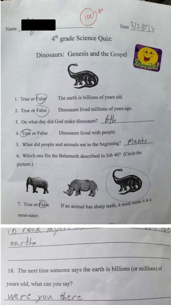 4th Grade Science Test