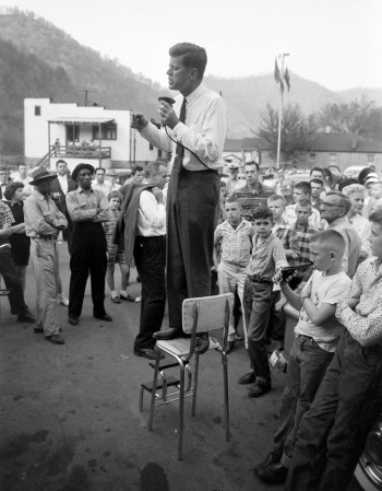 JFK Campaigning