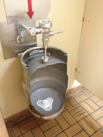 Beer Keg Toilet