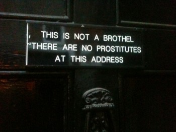 This is not a brothel