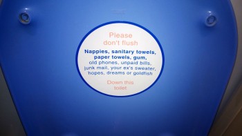 Please don't flush